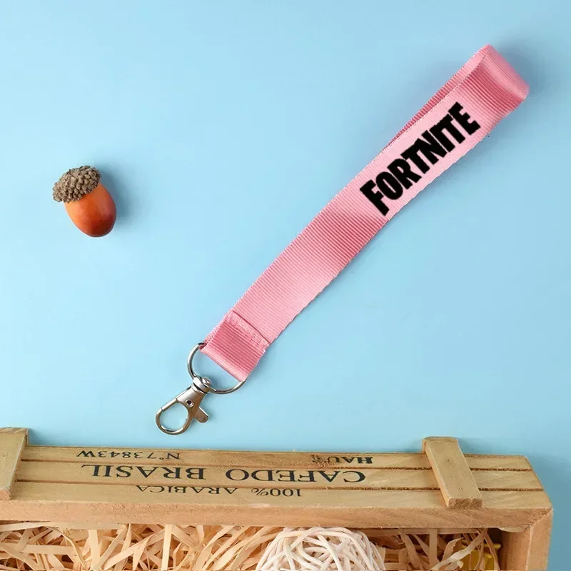 Fortnite Kids Mobile Phone Hang Rope Keychain Pendant Hang Buckle Kids Key Chain