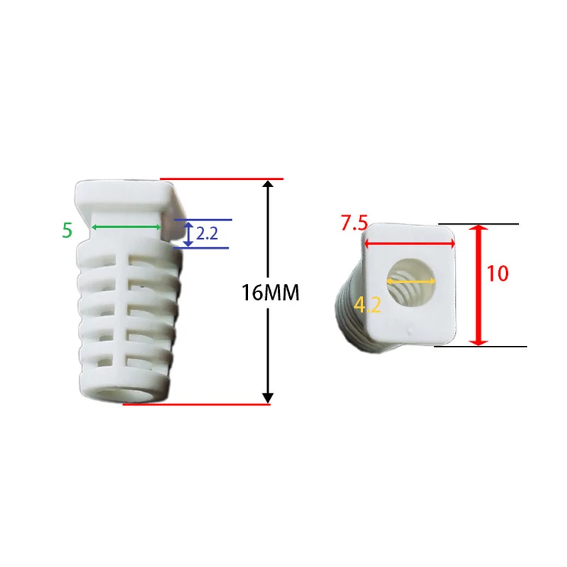 10pcs 4.6/5.2/6mm Cable Gland Connector Rubber Strain Relief Cord Boot Protector Wire Cable Sleeve Power Tool Cellphone Charger