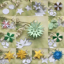 3D folding shape series Metal Cutting Dies Stencils For DIY Scrapbooking Decorative Embossing Handcraft Die Cutting Template