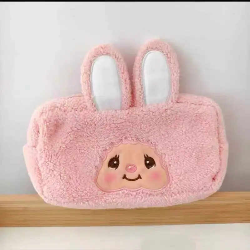 Japanese Munchki Makeup Bag Anime Cute Cartoon Embroidery Pattern Student Pen Bag Stationery Storage Bag Organizer Birthday Gift - view 6