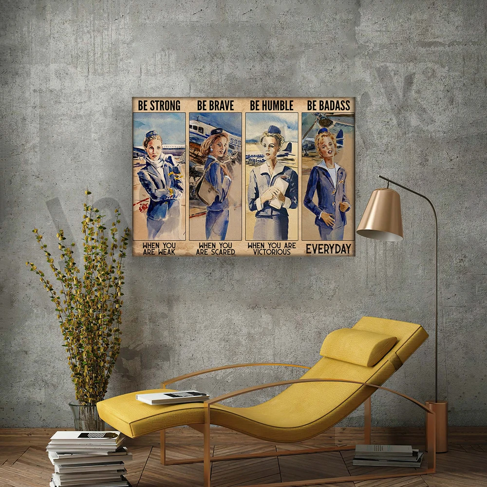 تكون ملصقات مضيفة المضيفة قوية عندما تكون ملصقات ضعيفة لتزيين الحياة المنزلية #3