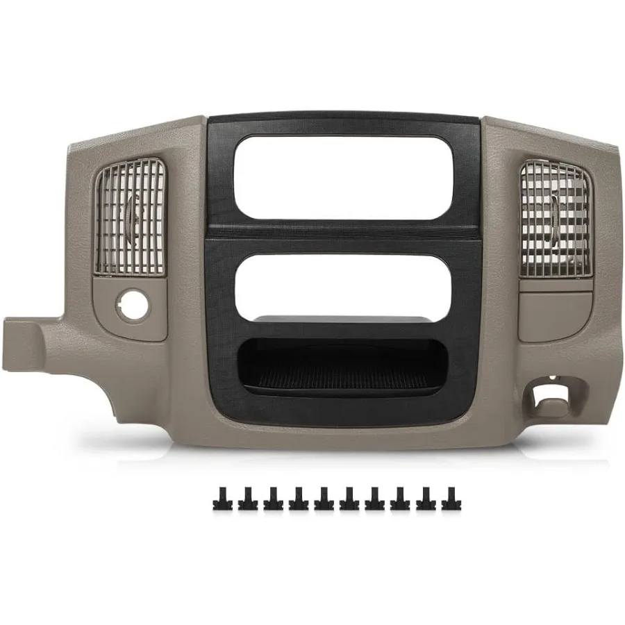 

Бежевая рамка центральной приборной панели с встроенным отделением для хранения для повышенной эстетики и функциональности приборной панели Perf