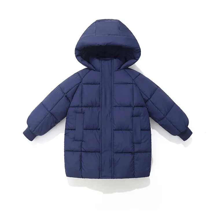 

2026 Winter Thermal Insulated Children's Cotton Jacket For 3-8 Years Boys Girls Mid-Length Stylish Cotton Coat Outerwear Trendy