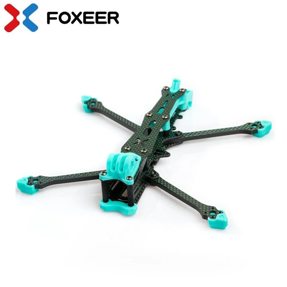 

Foxeer Aura LR 5" 5inch FPV Frame 210mm T700 Green Carbon Kits W/ 5mm Arm for RC FPV Freestyle Long Range Analog Digital Drone