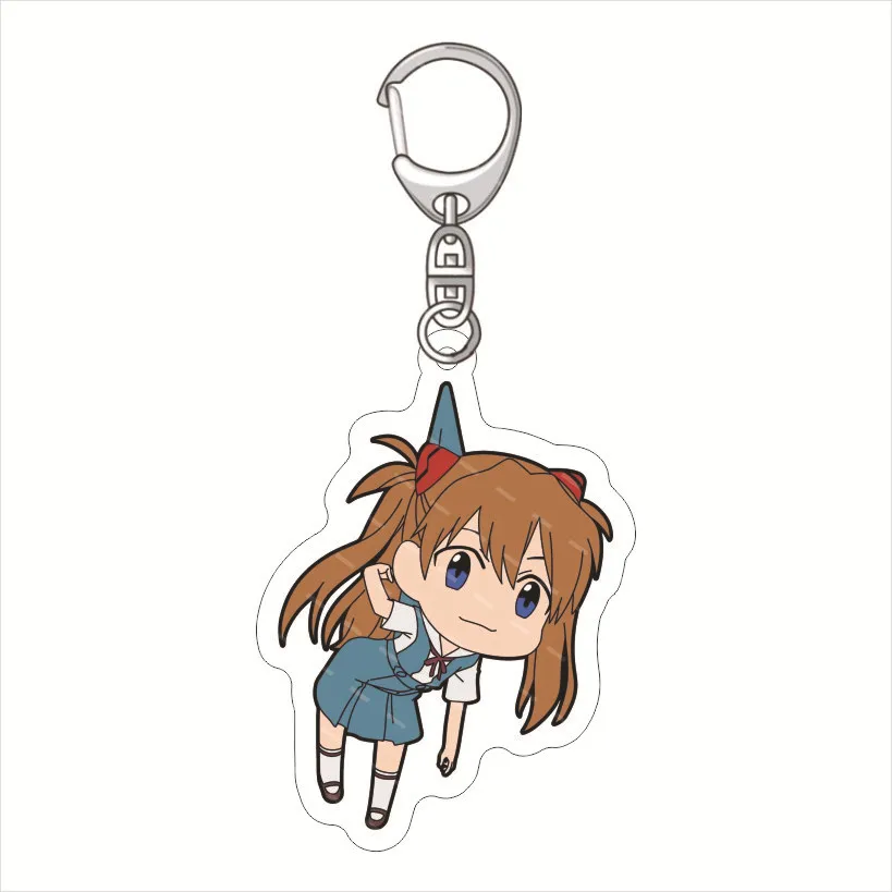 Chaveiro de Acrílico Eva New Century Evangelion Ikari Shinji, Pingente Charmoso para Bolsa, Presente, Lembrança, Chaveiro Fofo para Amigos