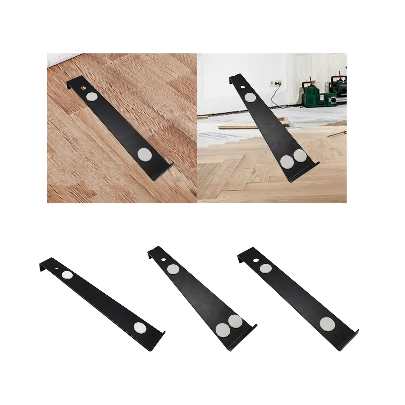 

Прочный монтажный инструмент для деревянных полов, черный металлический, для ламината и деревянных планок, долговечные строительные материалы