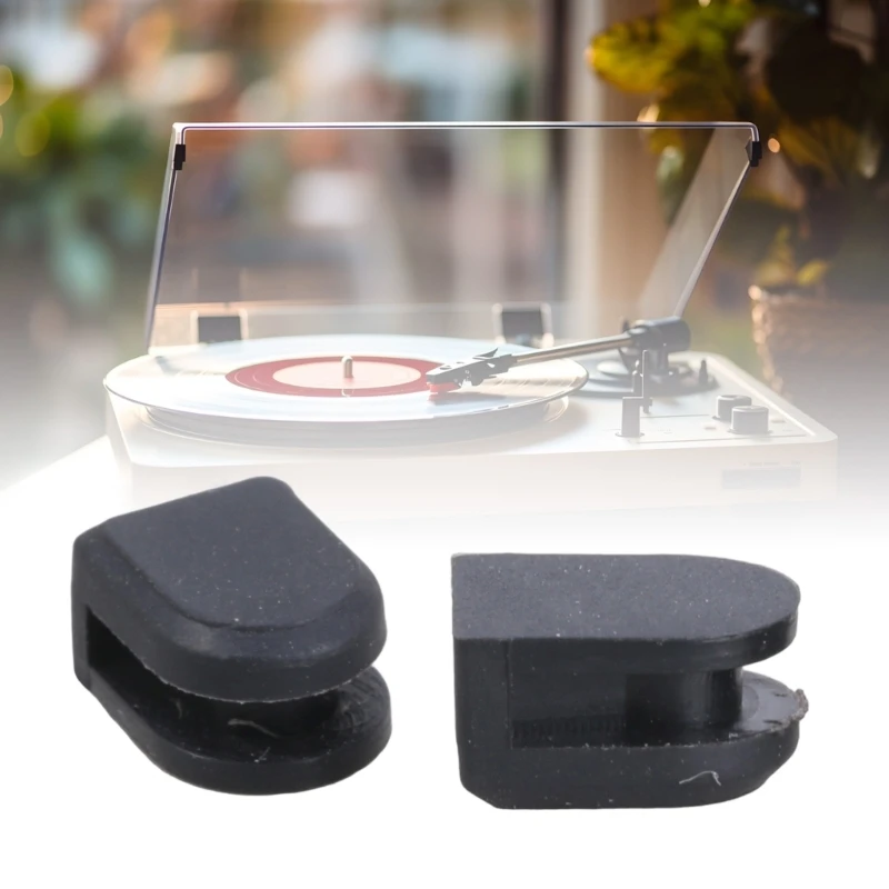 Silicone Turntable Isolation Mats Anti-Shock Pad untuk kinerja yang optimal
