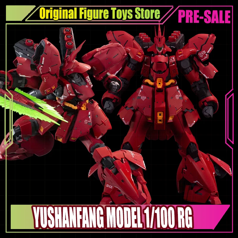 

YUSHANFANG MODEL 1/96 RG Enlarged VersionSazabi Assembly Kit ModelRobot Action Figure Plastic Model Toy Gifts