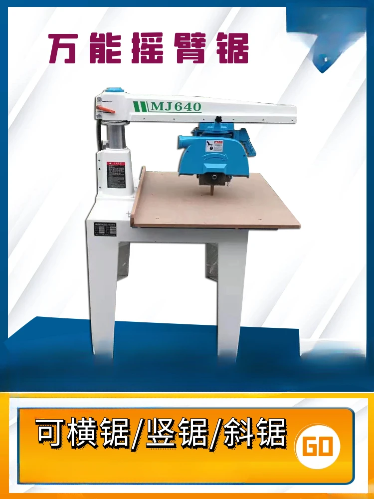 

Promotion Zhenbang Woodworking Hand Saw MJ640 Universal Rocker Arm Cutting Board MJ930 Sawing Machine