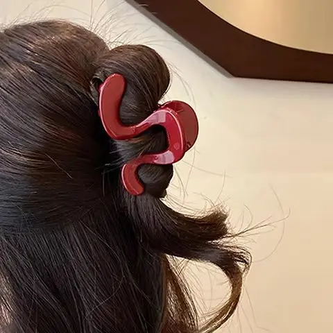 

Simple Irregular Hair Catch Clip Shark Clip Women's Premium 2025 New Hairpin Back Head Hair Accessories Hairpin Elegant