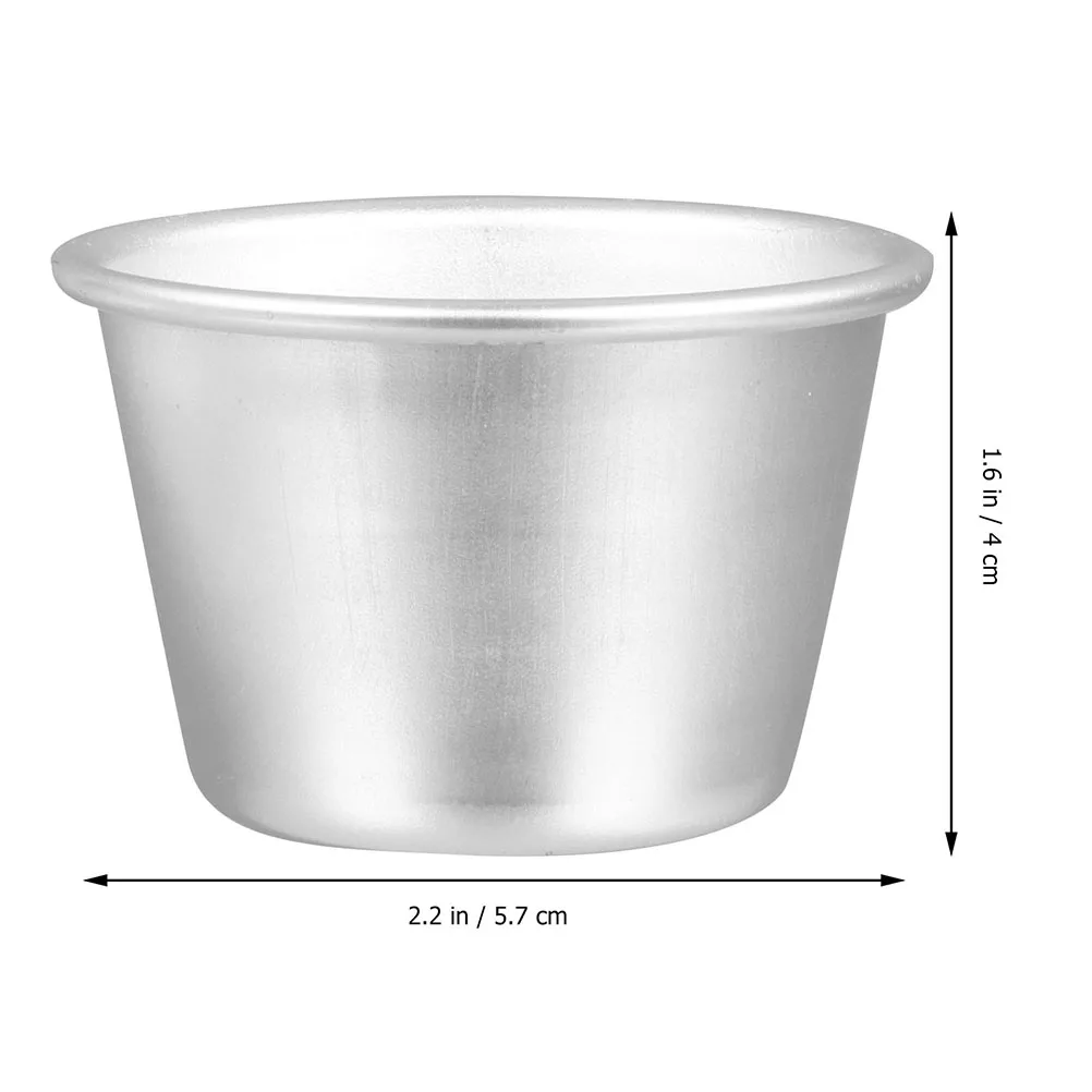 

3Pcs Baking Supply Aluminum Cake Mold Smooth Surface Easy Cleaning Home Baking Essential Cake Mold Bake Tools Pudding