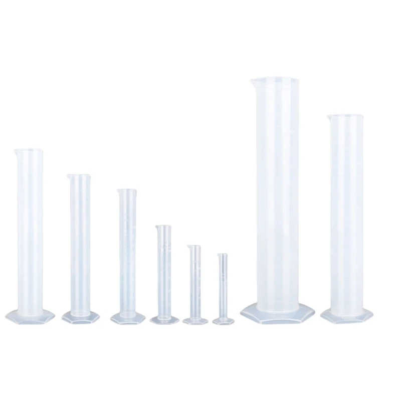 8 Pcs 10-2000ml Measuring Cylinder Set Graduated Cylinder for Experiments Dropship