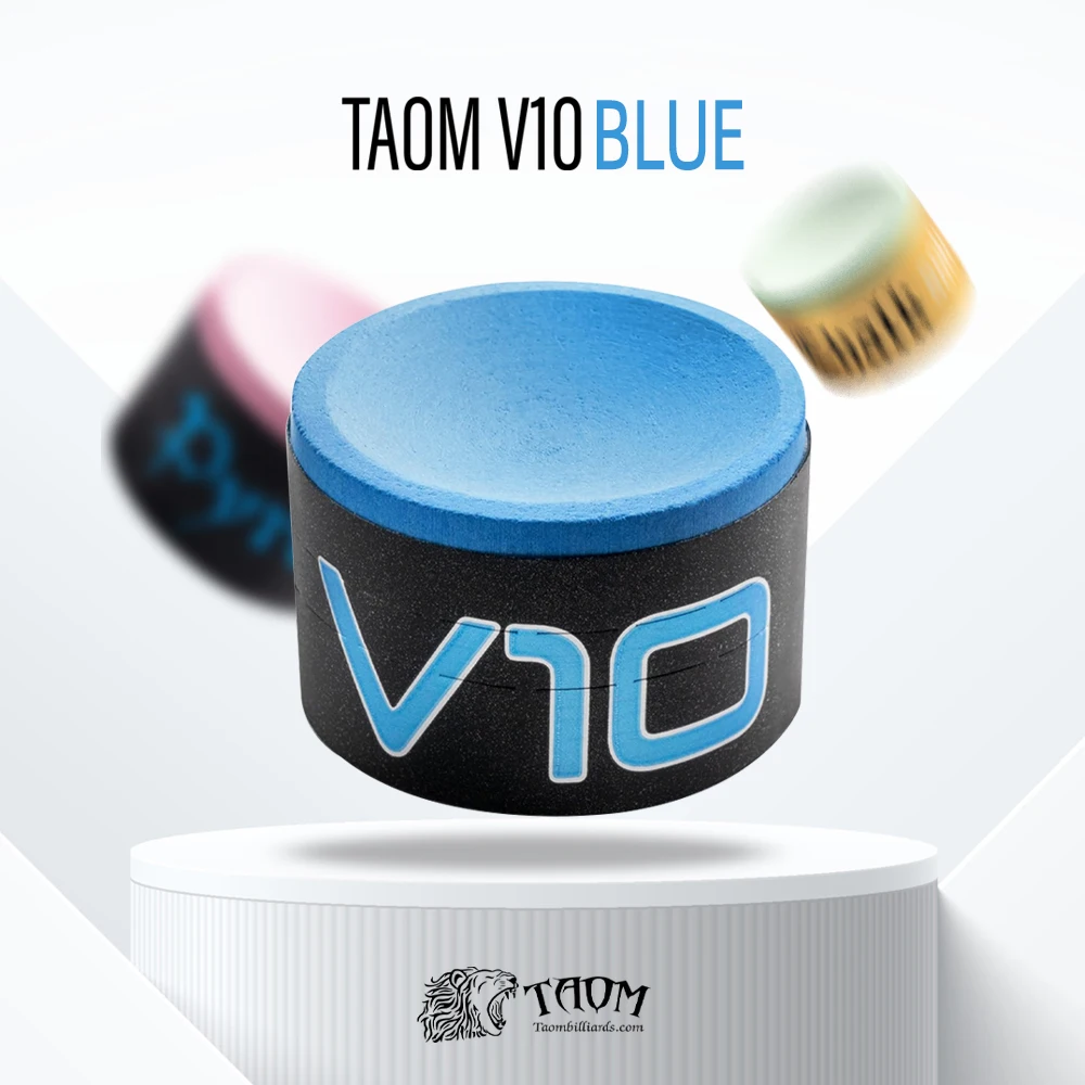 TAOM Chalk V10/Pyro/Soft Billiard Round Chalk Blue/Green/Pink Colors Professional Chalk Snooker Pool Chalk Billiards Accessories
