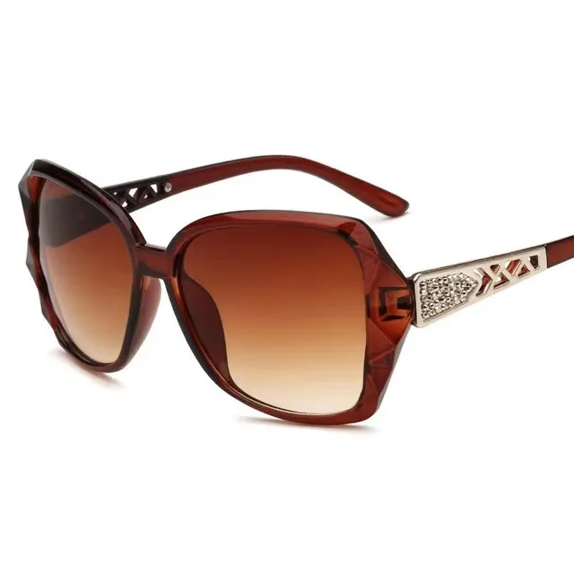 Fashion Square Sonnenbrille Frauen Luxus Marke Große Lila Sonnenbrille Weibliche Spiegel Shades Damen Oculos De Sol Feminino – Detail 3