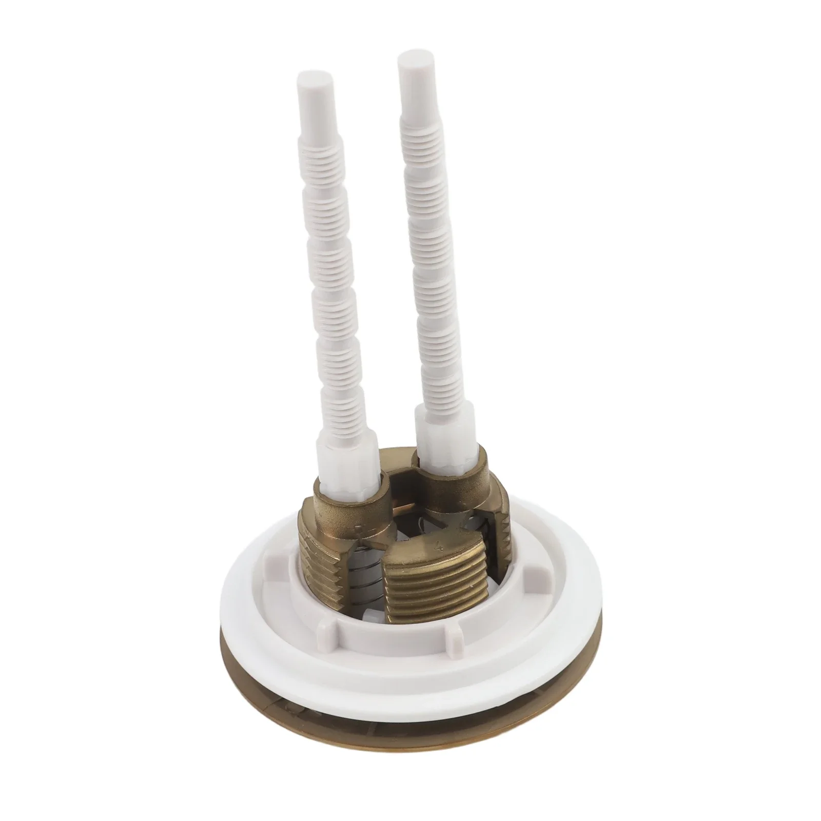 

Кнопка для унитаза DIY, золотая, с двойным смывом, простая установка, адаптируемая для различных размеров, эффективное экономичное использование воды.