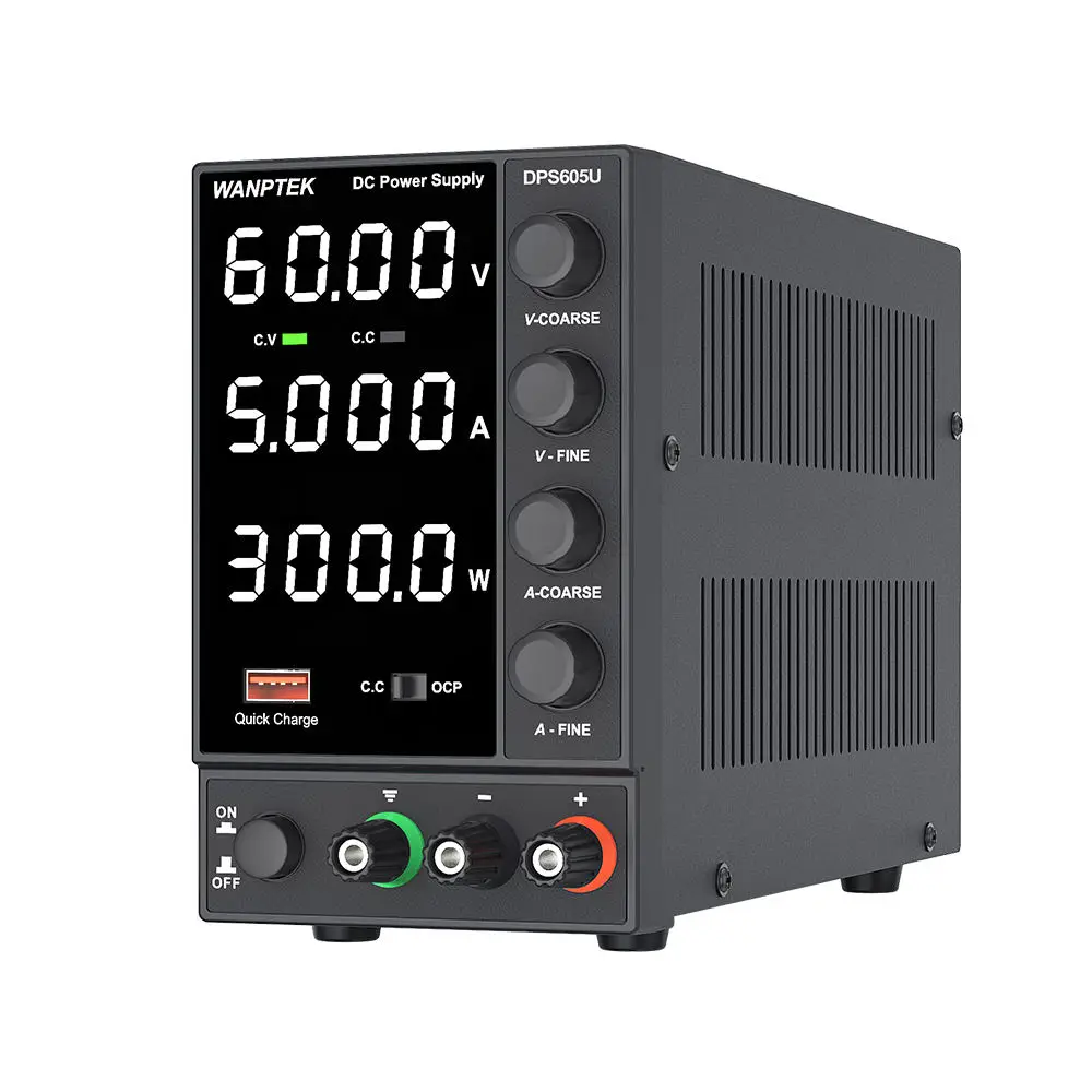 

DPS3010U 30V 10A/DPS305U 30v 5A/DPS605U 60V 5A/300W Switching DC Power Supply 4 Digits Adjustable Mini Power Supply AC 110V/220V