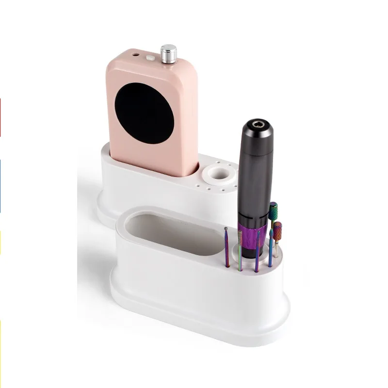 Белый пластиковый держатель для сверл для ногтей, 1 шт. | Ящик для хранения маникюрной шлифовальной машины с 8 слотами, настольная подставка для пилочки для ногтей Белый пластиковый держатель для сверл для ногтей, 1 шт. | Ящик для хранения маникюрной шлифовальной машины с 8 слотами, настольная подставка для пилочки для ногтей