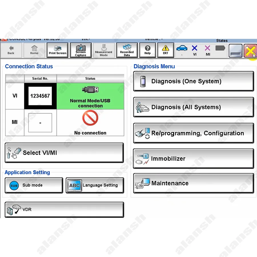For Consult 3 Ⅲ Plus V241 Diagnostic Software 226 Support Immobilize and ECU Programming Can Work with J2534 Adapter Nitro