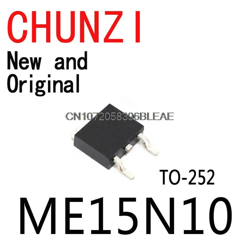 10PCS New and Original ME15N10-G TO-252 TO252 15N10 MOS FET ME15N10 