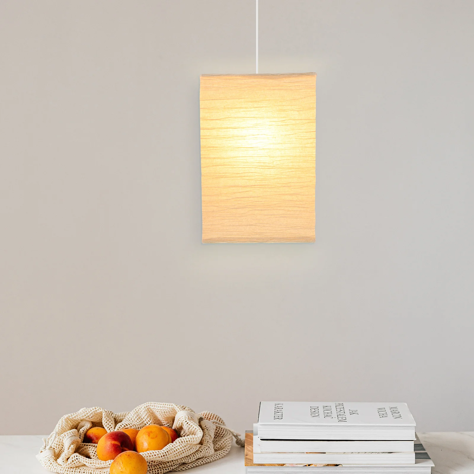 

Modern Wall Lamp Nordic Style Portable Paper Hanging Light for Bedroom Corridor Stair Indoor Use Decorative Bedside Warm Light