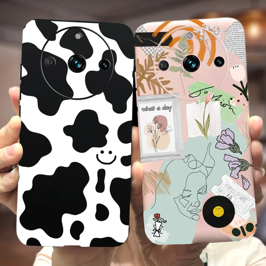 For Realme 11 Pro Case Cute Fashion Art Painted Cover Soft Silicone Phone Case For Realme11 Realme 11 Pro Plus Back Cover Bumper