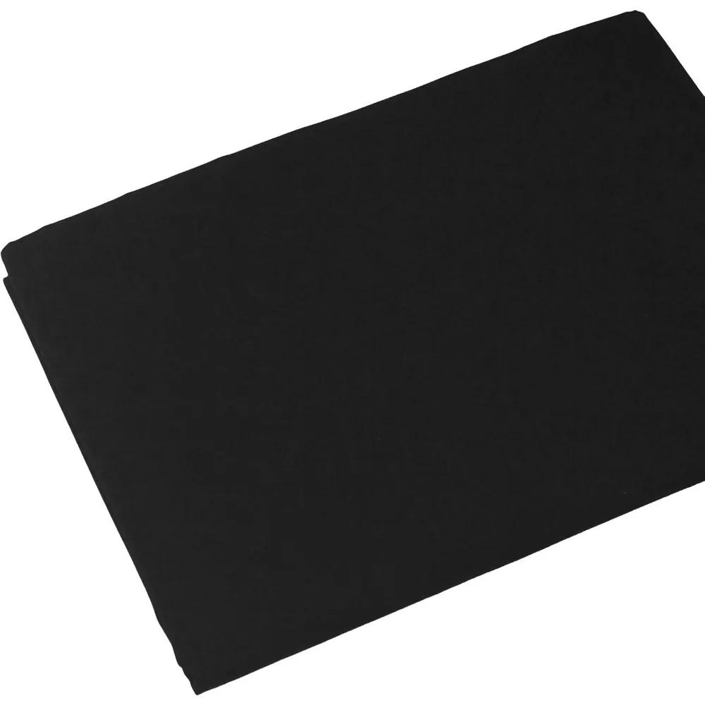 

-100% Cotton Fabric by The Yard for Crafts Sewing (Black, 10.1y*1pcs)