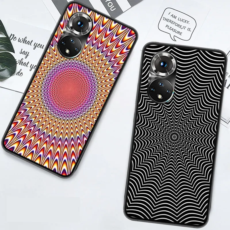 Visual illusion art picture Phone Case For Huawei P Smart 2021 Y5 Y6 Y7 Y9 Honor 50 20 Pro 10 10I 9 9X Y9S 8 8A 8X 8S 7S Cover