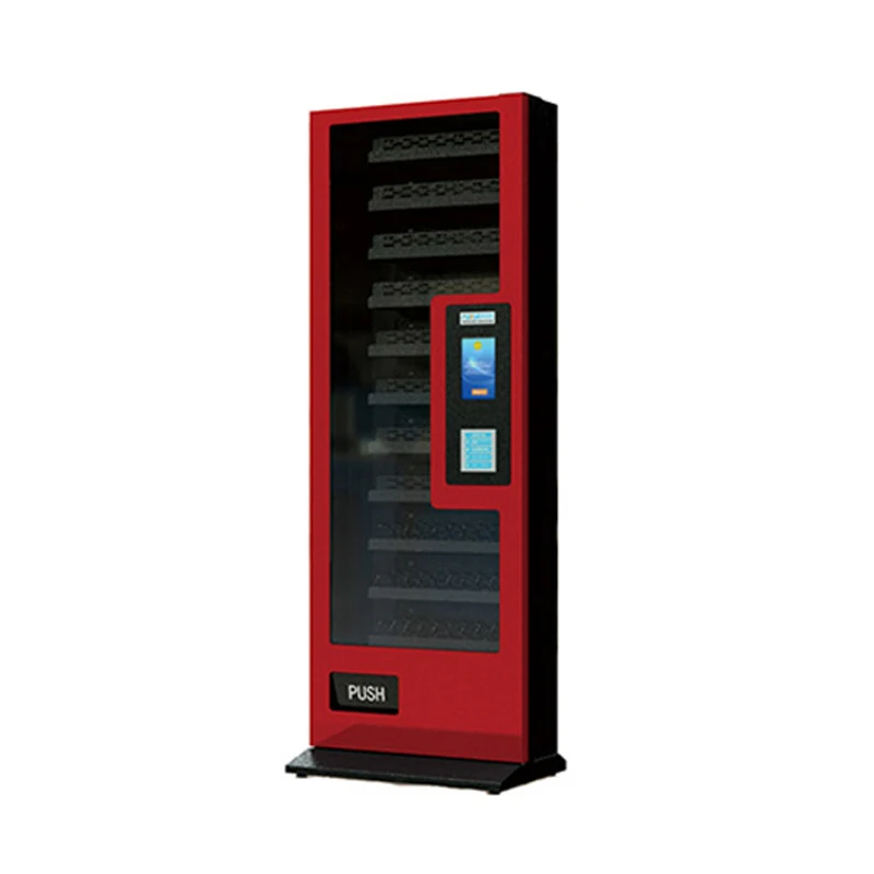 24 Hours Self-service Screw Out  11 Channel Vending Machine for Tissue Cigarette Baseball Smallware Drink and Snack