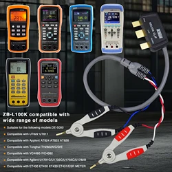 ZIBOO ZB-L100K Handheld LCR Test Clip Universal Digital Bridge Kelvin Test Line SMD Chip