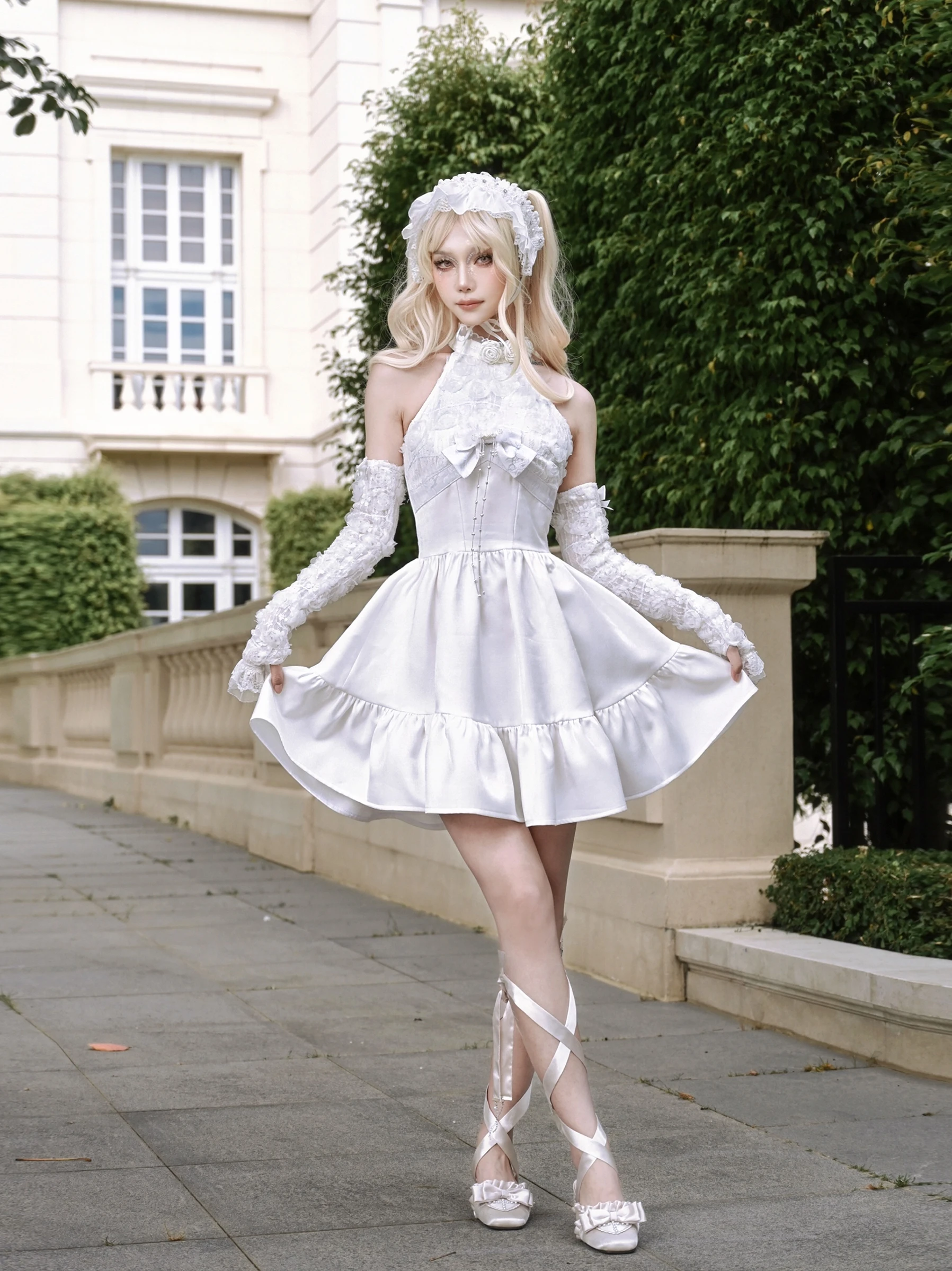 فستان توتو بتصميم ذو اهتمام خاص على طراز لوليتا عالي الخصر من التول للنساء #2