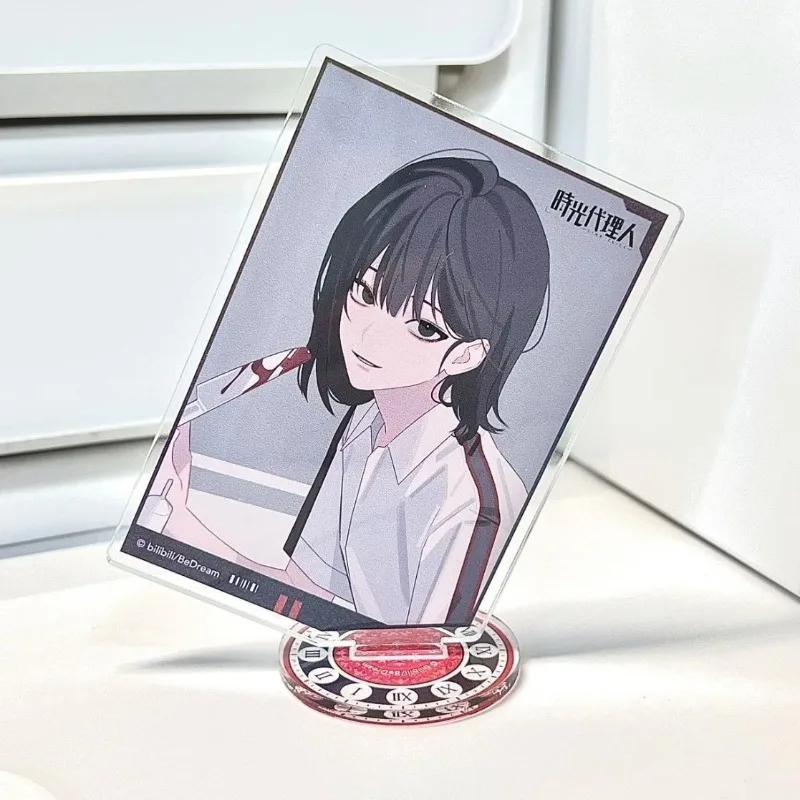 

Link Clik Anime Figures Stand Model Plate Rin Plate Desk Decor Standing Desktop Decoration Kids Friends Gift for Fans Cosplay