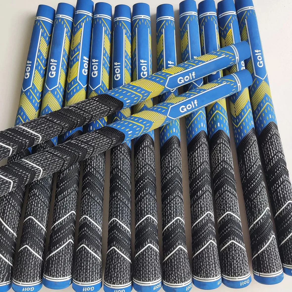 13pcs/5pcs/2pcs Golf Grip MC PLUS4 TEAMS 22 Wear-resistant Rubber Grip Cotton Yarn Golf Club Grips Iron Wood Grip Universal 골프연습