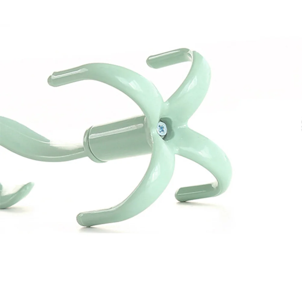 

3pcs Rotating Hooks Organizer Portable Home Polystyrene Material 360 Degree Swivel Multifunction Closet Towel Hanger
