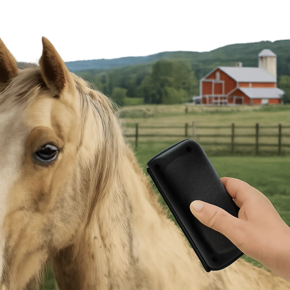 

Professional Dog Hair Remover Metal Brush Teeth Hair Care Pet Furs Knot Cutter Non-Slip Handle Portable Pet Floating Brush