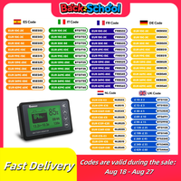 Renogy 500A Battery Monitor with Shunt, High and Low Voltage Programmable Alarm, Range 10V-120V up to 500A, 20ft Shielded Cable