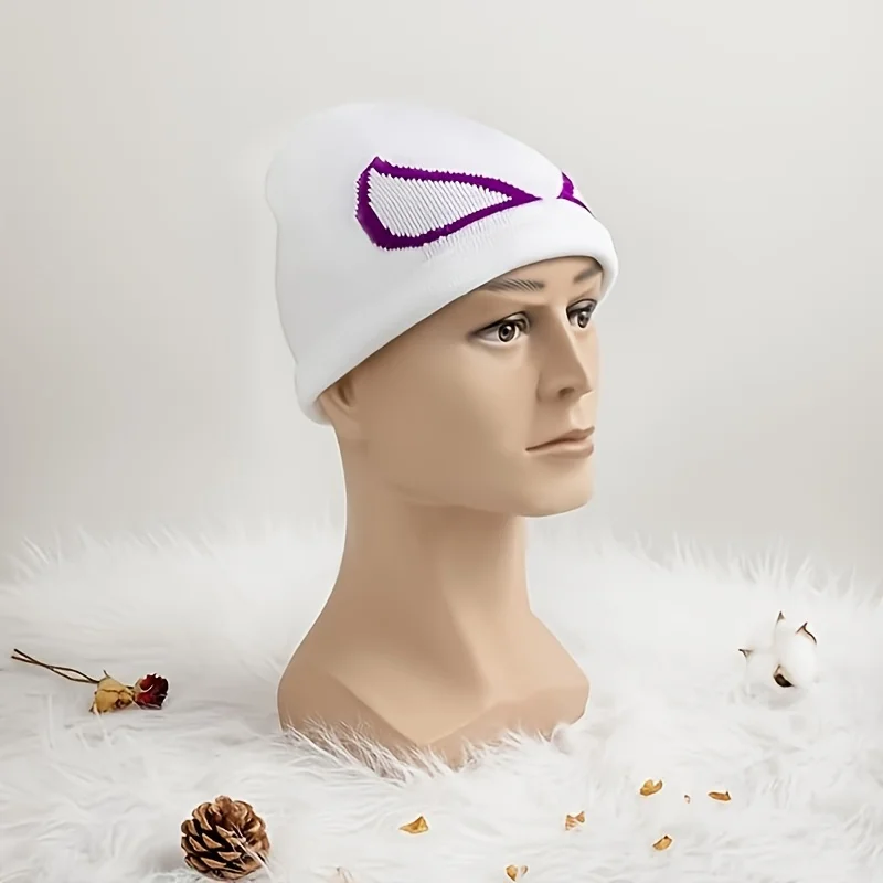 Spinnenmuster Anime Cartoon Skelett Beanie Stretch Strickmütze Warme Damen Herren Skull Cap – Detail 3