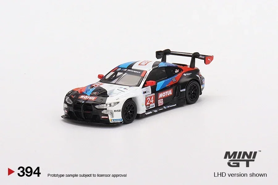 MINI GT 1:64  BMW Alpina B7 Blue Metallic MGT00471-CH 566 M4 M-Performance (G82) Collection Car Model Toys Ornaments