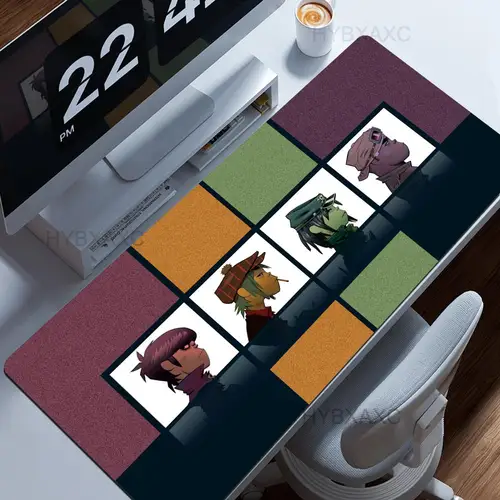 Alfombrilla de ratón Rock Gorillaz Demon Days, accesorios para juegos, Protector para oficina, portátil, gabinete para jugadores, antideslizante