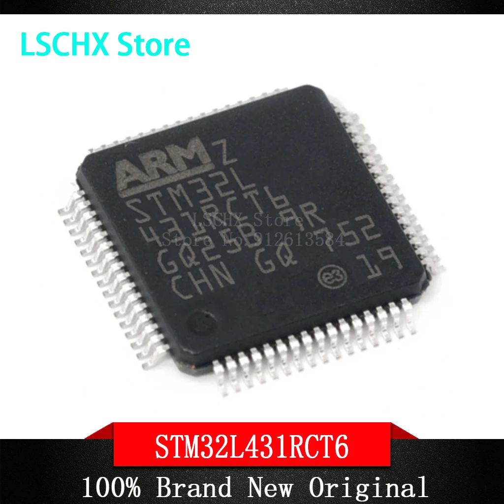 STM32L431RCT6 LQFP-64 STM32L431 STM32 L431RCT6 LQFP64 Cortex-M4 32-bit Microcontroller MCU IC Controller Chip New Original