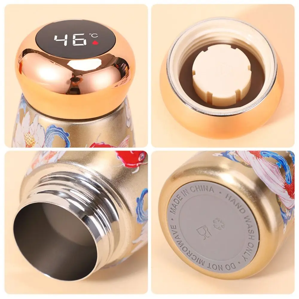 

Chinese Style Stainless Steel Thermal Cup Mushroom Shaped Leak Proof Insulated Water Cup 230ml Double Wall Mini Thermos Cup