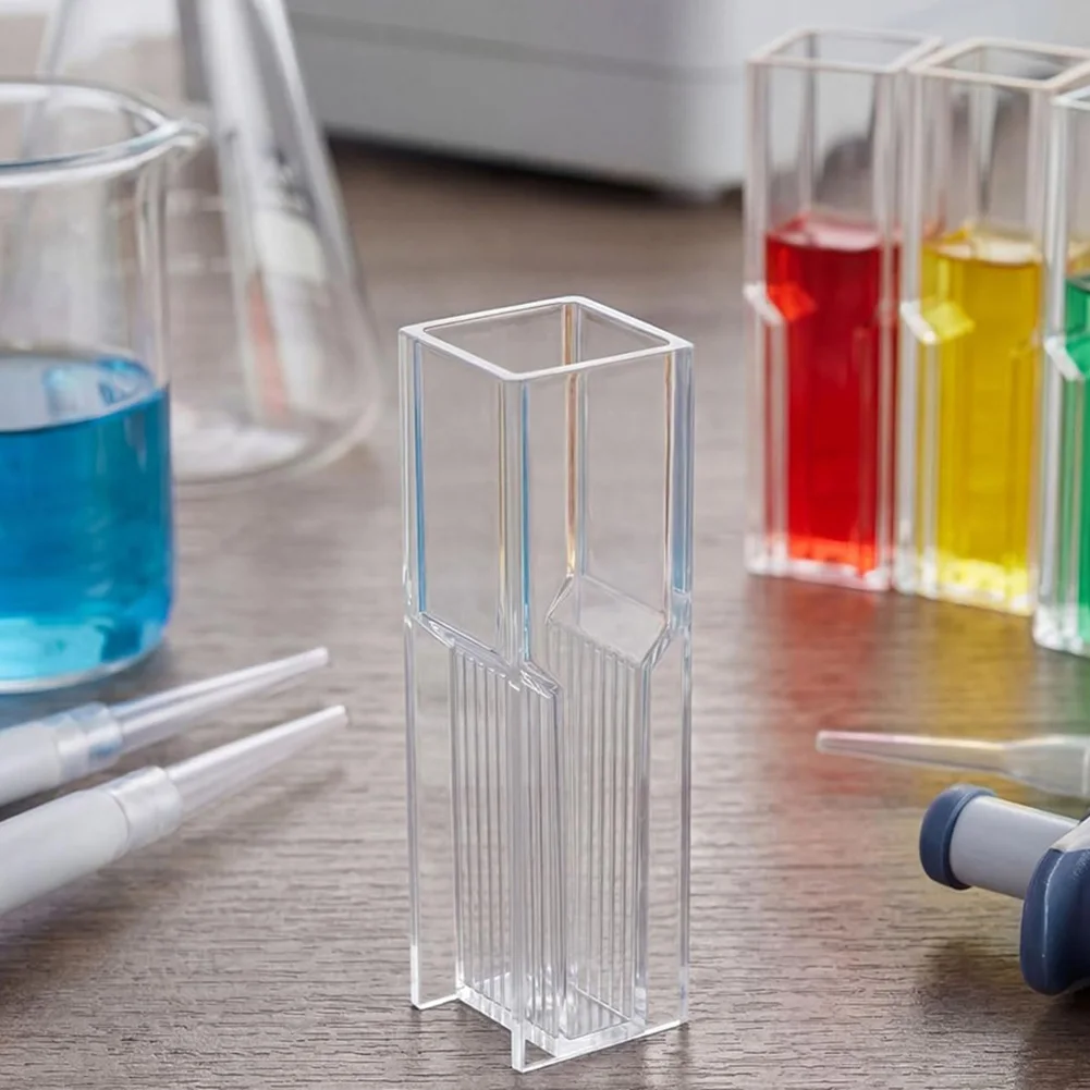 

Одноразовые пластиковые кюветы 1,5 мл, 200 шт., из полистирола, с двумя отверстиями для спектрофотометров