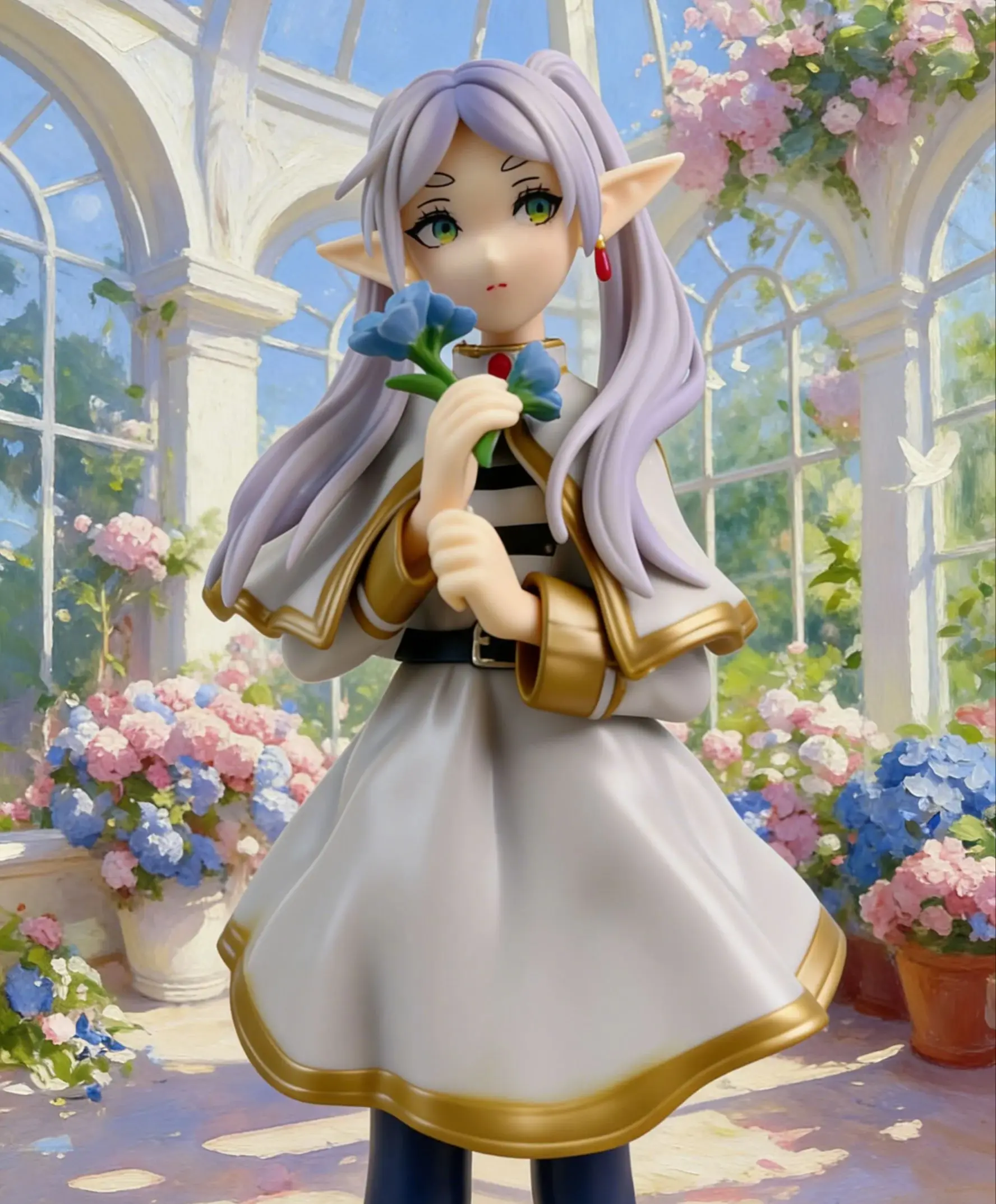 Figura Decorativa de Frieren, la Elfa Linda del Anime Frieren: Beyond Journey’s End, para Escritorio