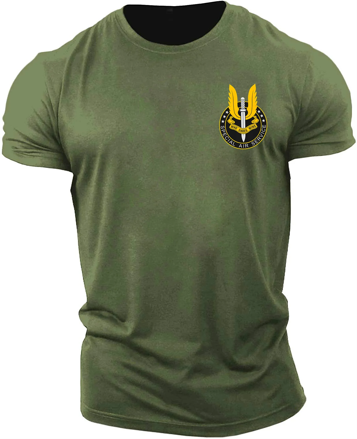 Funny Special Air Service SAS T-Shirts Men 100% Cotton T Shirt Man UK British Army Special Forces Sniper Tees Plus Size Clothing