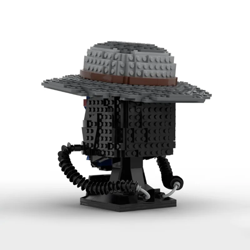 598PCS MOC Star Battle Cad Bane Helmet Collection Famous Film Model Building Blocks Stacking Bricks Creative Toys Kid Gift Diy