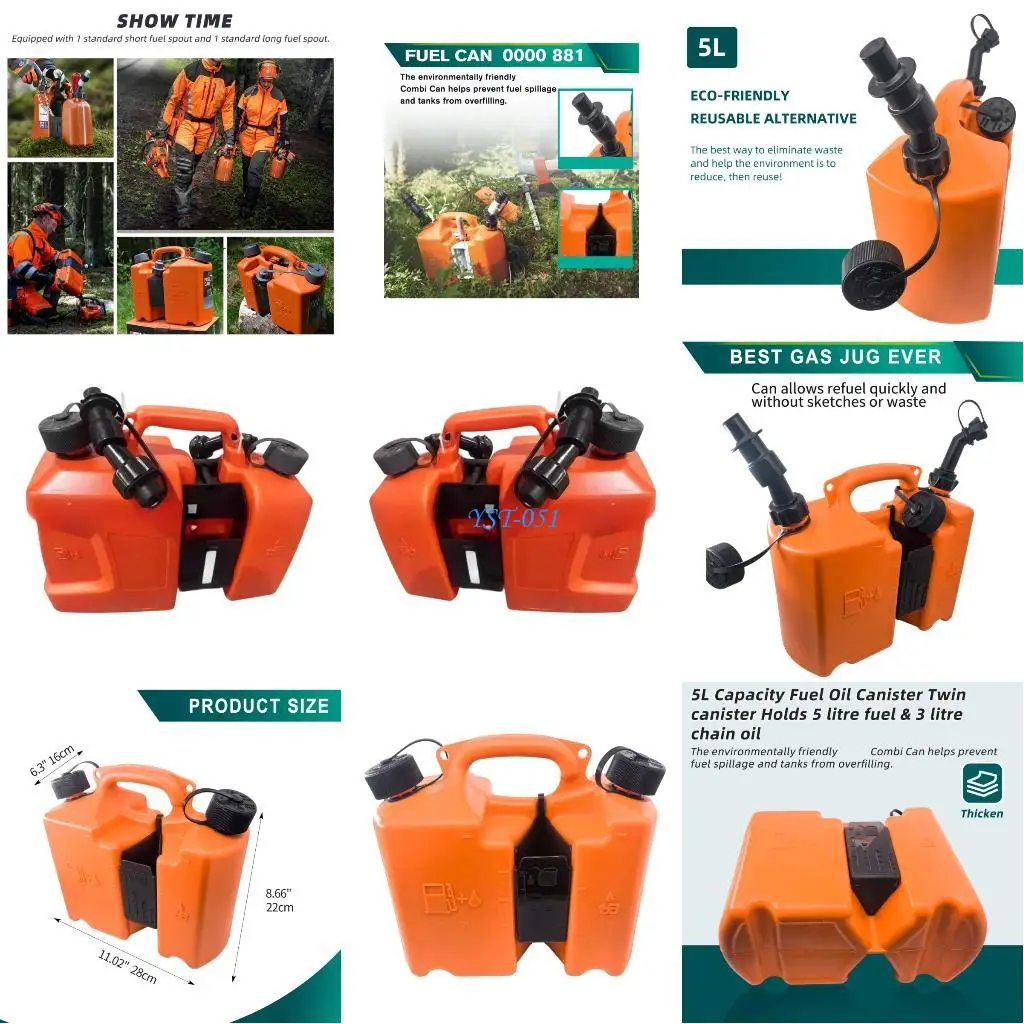 

E15A Environmental Friendly Coal Chain Oil Combination Can 5L 2L Capacity Leakage Prevention Plan