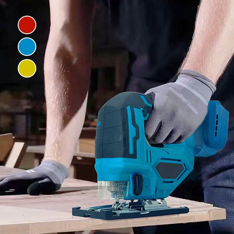 

Многофункциональный электрический лобзик Аккумуляторный лобзик 40 мм 45 ° Деревообрабатывающие инструменты со скосом для аккумулятора Makita/Milwaukee 18 В (без аккумулятора)