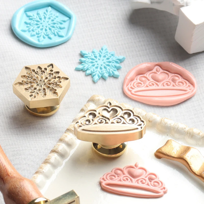 Wax Seal Stamp Vintage Craft Flower Cherry Pattern Stamp Head For Cards Envelopes Wedding Invitations Gift Scrapbooking