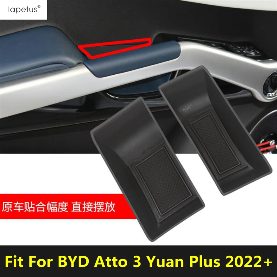 

Car Inner Armrest Door Storage Box Container Organizer Holder Tray Accessories Interior Fit For BYD Atto 3 Yuan Plus 2022 - 2024