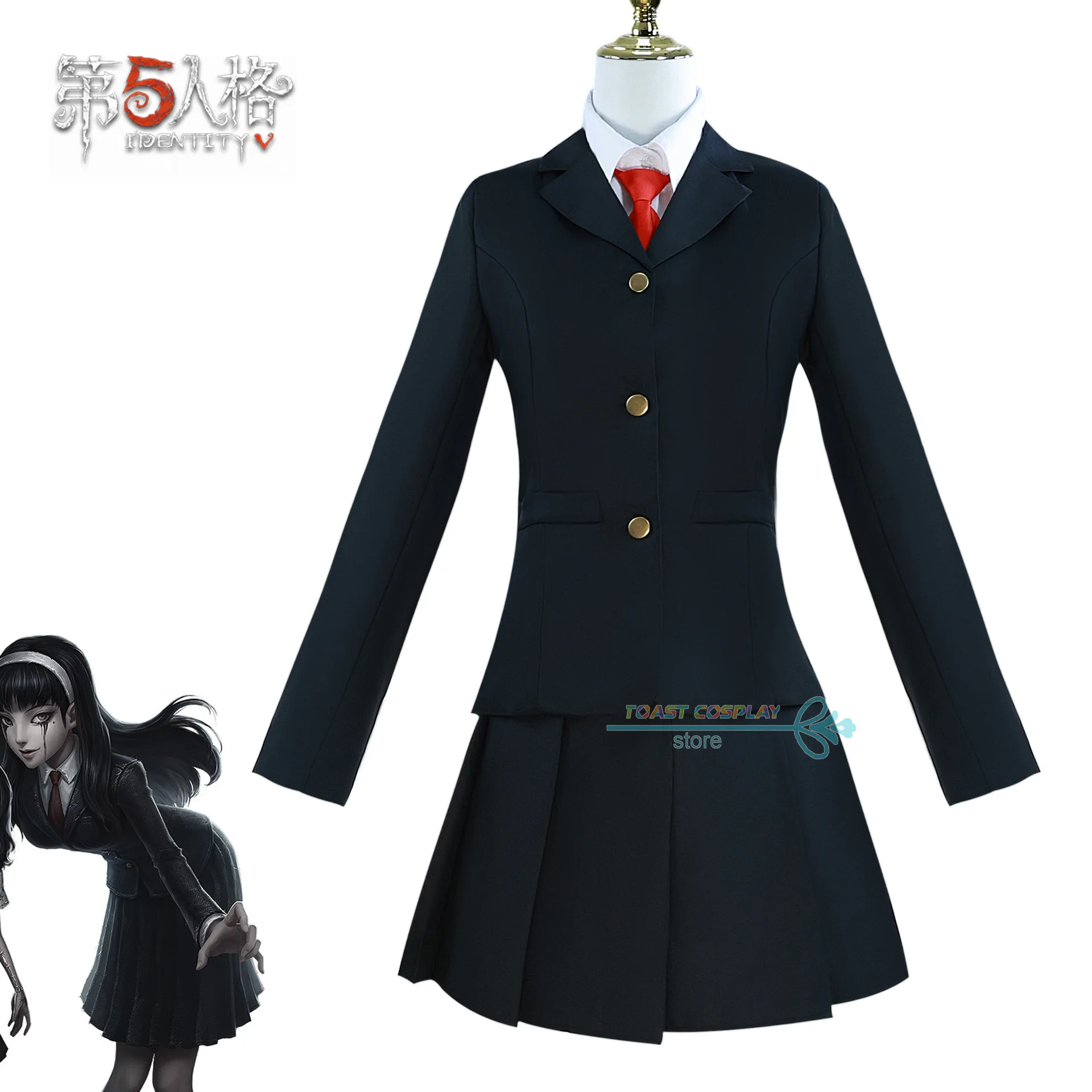 Game Identiteit V Cosplay Ito Junji Kawakami Tomie Japanse Jk Uniform Pak De Droomheks Halloween Party Cosplay Kostuum