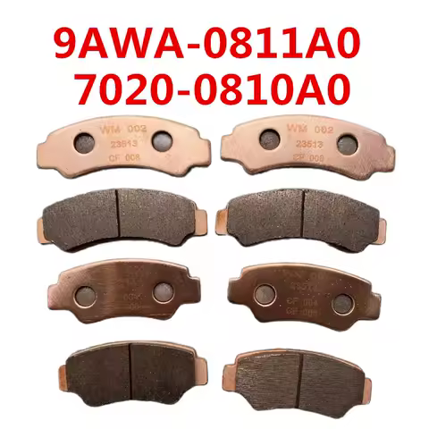 2pcs Front and 2pcs Rear SINTERED Brake Pads ASSY 9AWA-0811A0 &amp;7020-0810A0 For CFMoto NEW 800CC 850 1000 ATV UTV U8 Z10